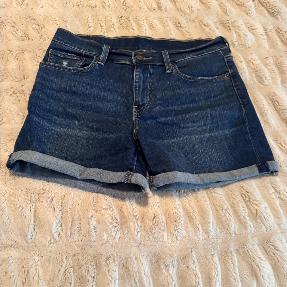 Levi's Blue Jean Shorts